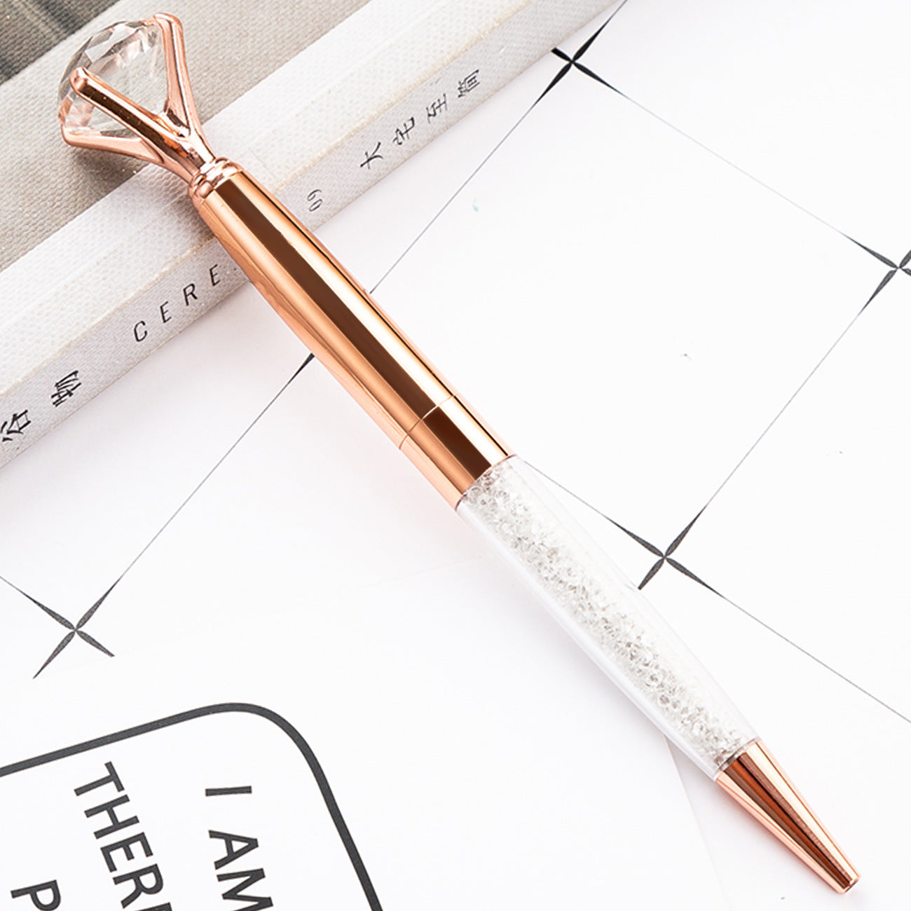 Whoelsale Pens Metal Large Diamond Pen Fashion Crystal Pen